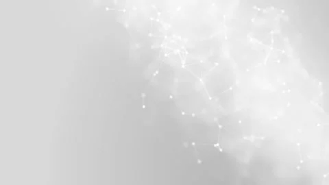 Abstract gray background, Plexus, Futuristic with connection glowing lines Stock Footage 132104111