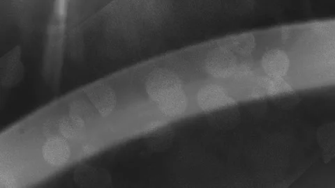 Abstract gray background with soft light flares and subtle circular textures Stock-Footage 345045776