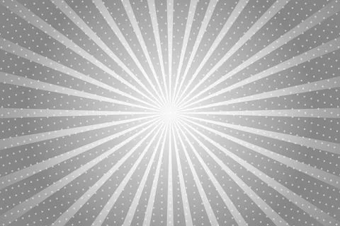 Abstract gray background with sun ray. Summer vector illustration Stock Illustration