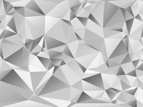Abstract gray background triangular Stock Illustration