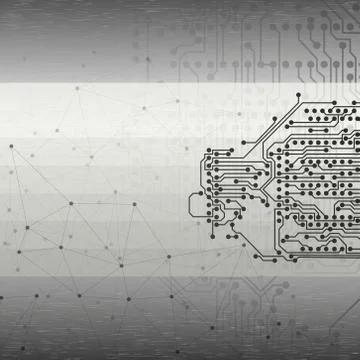 Abstract gray background vector, illustration for communication Stock Illustration