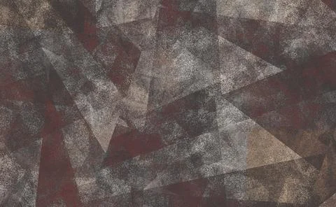 Abstract gray black  background with random geometric triangle pattern. Ele.. Stock Photos