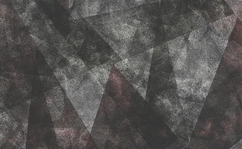 Abstract gray black  background with random geometric triangle pattern. Ele.. Stock Photos