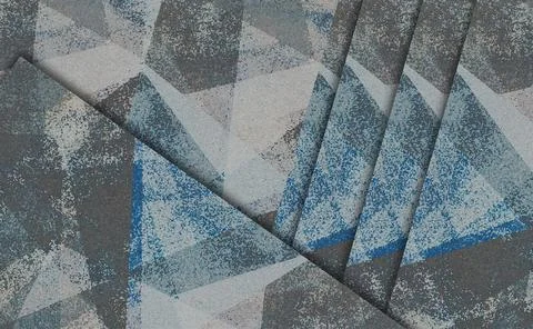 Abstract gray black  background with random geometric triangle pattern. Ele.. Stock Photos