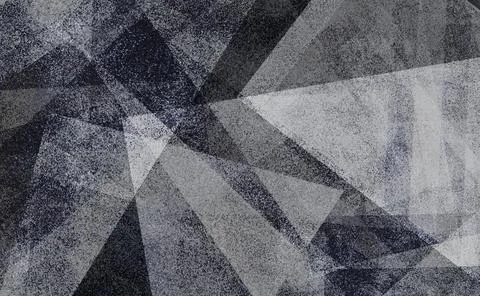 Abstract gray black  background with random geometric triangle pattern. Ele.. Stock Photos