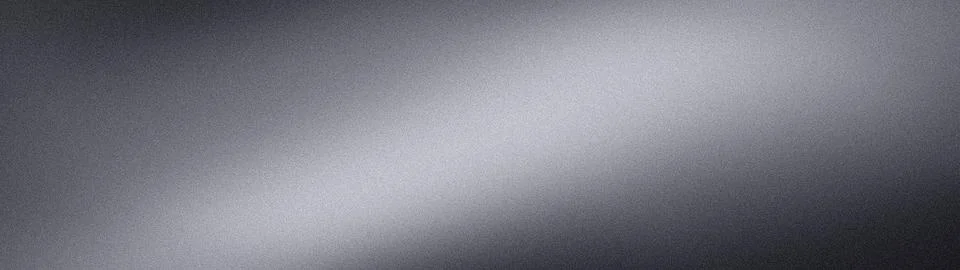 Abstract gray black silver gradient grainy wallpaper background wide format.. Stock Photos