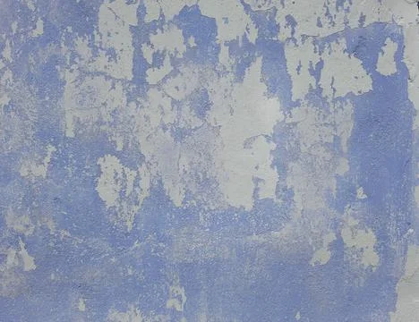 Abstract gray-blue background. A battered wall. Stock Illustration