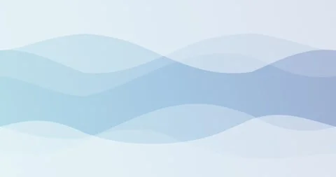 Abstract Gray Blue Wavy Flat Design Background Animation Loop with Copy Space Stock Footage 337955694