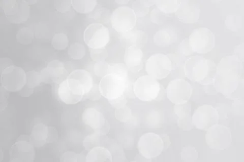 Abstract gray bokeh lights effect, soft blurred background Stock Illustration