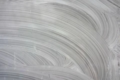 Abstract gray brush strokes texture with smooth curved lines background Stock Photos
