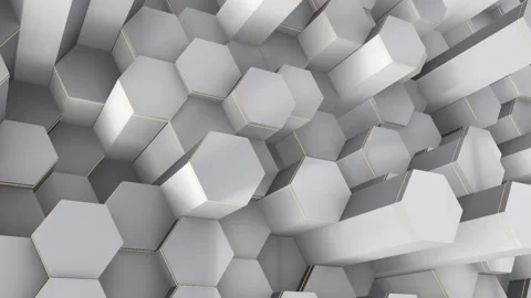 Abstract Gray Cells Background 1 Loop Stock Footage 144830024