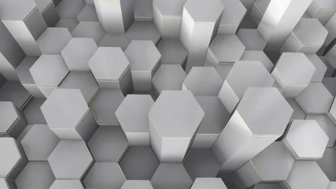 Abstract Gray Cells Background 2 Loop Stock Footage 144840708