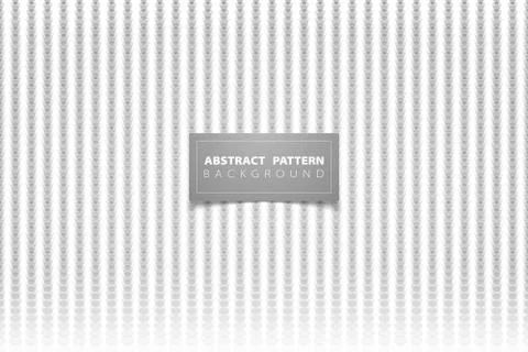 Abstract gray circle halftone dot line pattern cover background. illustration Stock Illustration