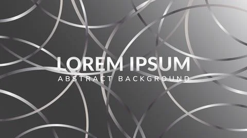 Abstract Gray Circle Lines Stock Illustration