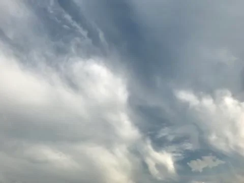 Abstract gray cloud before storm when sunset for quiet and peaceful concept Stock Photos
