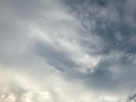 Abstract gray cloud before storm when sunset for quiet and peaceful concept Stock Photos