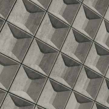 Abstract gray concrete wall pattern 3 d Illustrazione stock