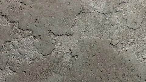 Abstract gray concrete wall plaster texture. Stock Footage 136176410