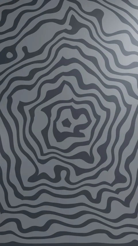 Abstract Gray Contour Pattern Moving in Minimal Geometric Background 動画素材 333983108