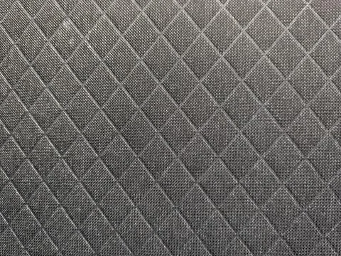 Abstract Gray Diamond Patterned Fabric Texture Close Up for Background Foto stock