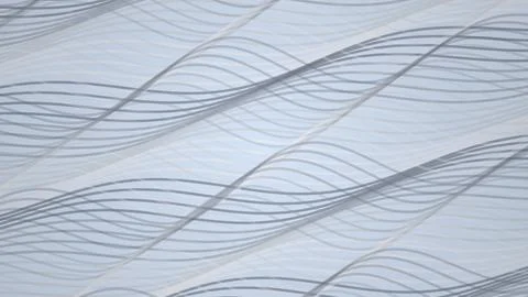 Abstract gray flowing lines on a light background Stock Illustration