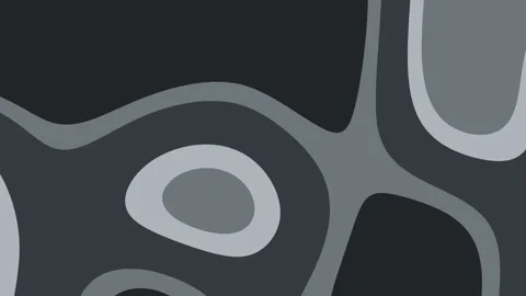 Abstract gray fluid shapes background Video stock 315423758