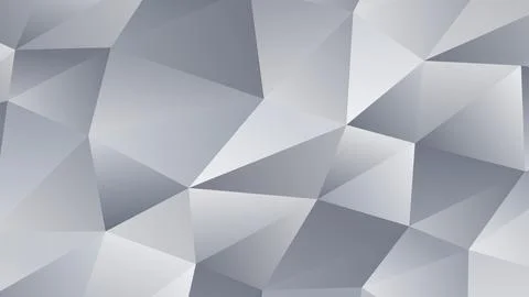 Abstract gray geometric background with polygon shapes Stock Illustration
