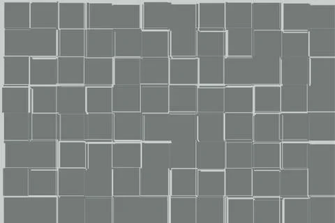 Abstract gray geometric background with a squares Stock Illustration