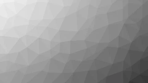 Abstract gray gradient lowploly of many triangles background for use in design Stock Illustration
