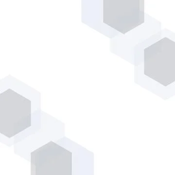 Abstract gray hexagon geometric background with center copy space. Stock Illustration