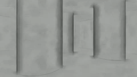 Abstract Gray Interior Scene Video stock 318954489