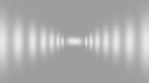 Abstract Gray Light Tunnel Background with Symmetrical Glow and Blurred Perspect Stock Illustration