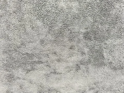 Abstract gray microfiber fabric texture with soft looped surface, subtle tona Stock Photos