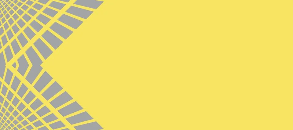 Abstract gray patterns on a yellow background. illustration of trending colors Stock Illustration