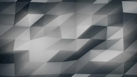 Abstract gray polygon background with geometric faceted surface, creating a.. Stock Illustration