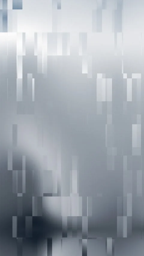 Abstract Gray Rectangles Moving Through Soft Digital Light Background Stock Footage 333939730