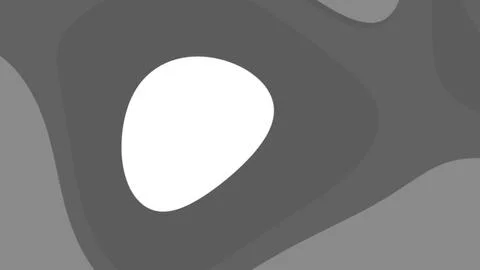 Abstract gray shapes form a layered composition with a single large white ova Иллюстрация