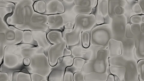 Abstract gray shapes resemble melted wax or flowing liquid. Stock Footage 302171259
