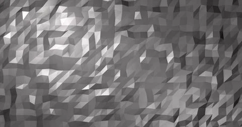 Abstract gray silver low poly triangular mesh background Stock Illustration