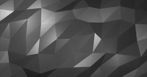 Abstract gray silver low poly triangular mesh background Stock Photos