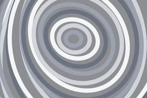Abstract gray spiral pattern with concentric circles Stock Photos