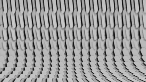 Abstract gray stage background with bright vertical light panels Stock-Footage 336635913