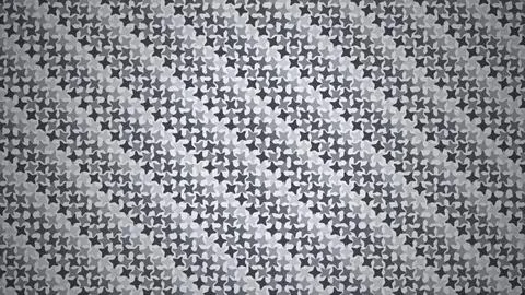 Abstract gray star pattern seamless background Stock Illustration