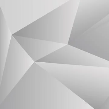 Abstract gray triangles background in different sizes Stock Illustration