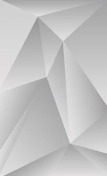 Abstract gray triangles background in different sizes Stock Illustration