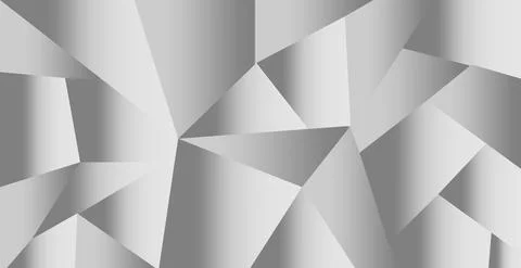 Abstract gray triangles background in different sizes Stock Illustration