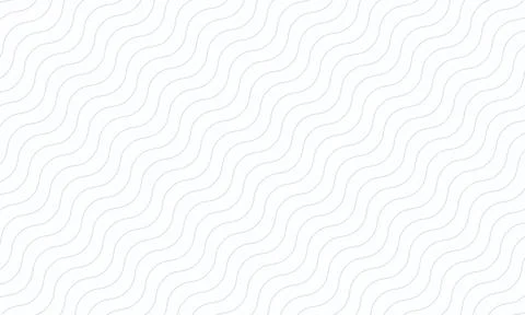 Abstract gray wave lines in seamless pattern on white background. Illustrazione stock