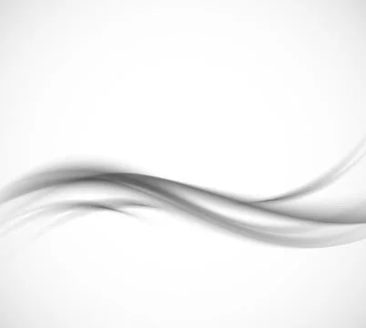 Abstract gray wavy background Stock Illustration