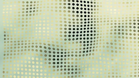 Abstract gray-white low-poly corporate background of the movement. Smooth loo Stock Footage 260105861