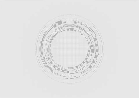 Abstract gray white technology background. Vector illustration. Stock Illustration